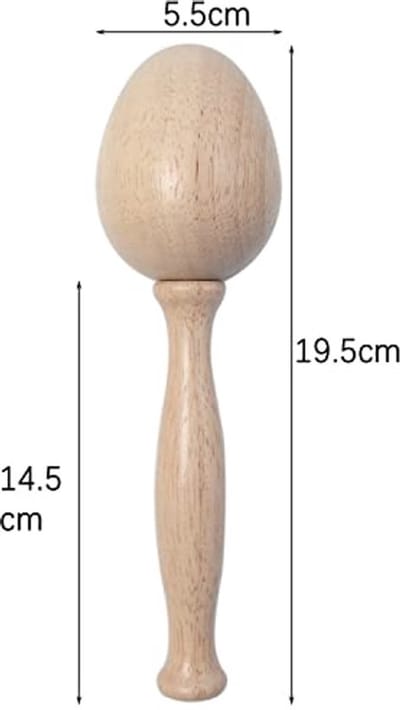 Vt products - Borduur-Ei Vorm Houten Gereedschap - Sterk Handvat