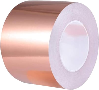 150mm*10m Koperfolie Tape - Koperen Tape - Enkelzijdige Geleidende Lijm - Voor Gitaar-/EMI-Afscherming/Elektrische Reparaties