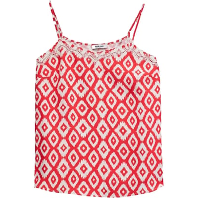Vrouwen tanktop met motief Salsa Jeans