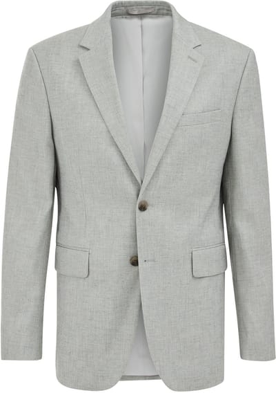 WE Fashion Heren slim fit blazer met structuur