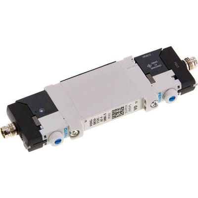 2x3/2 Flens NC Magneetventiel 24V DC 1.5-7bar/21.0-98psi M8 Stekker Festo
