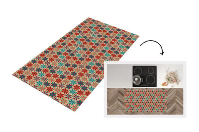 Keukenloper - Loper keuken - Sterren - Kerstmis - Design - 120x60 cm - Keukenloper vinyl