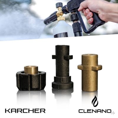Kärcher Snelkoppelingen Set ( Kärcher K series adapter - Karcher HD Adapter - Karcher Brass) Set met alle Kärcher koppelingen – o.a. Voor Clenano Schuimlans
