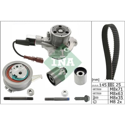 Schaeffler Ina Waterpomp + distributieriem set INA 530 0699 30