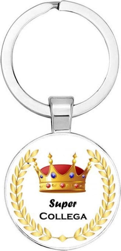 Akyol - Super collega Sleutelhanger - collega afscheid - Werk - Leuk kado voor je collega om te geven - 2,5 x 2,5 CM