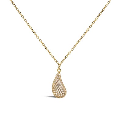 Karma Collier Druppel Zirkonia Goud