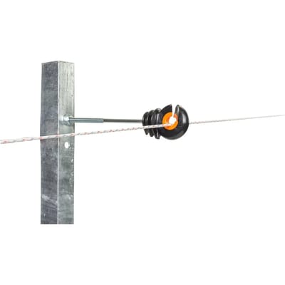 Gallagher XDI Afstandschroef-Ringisolator Metaal 10cm (20) - Voor draadgeleiding op metalen palen