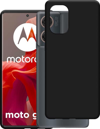 Cazy hoesje geschikt voor Motorola Moto G85 Hoesje Siliconen - Flexibele Case - Zwart