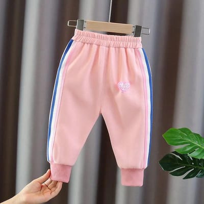 Joggingbroek Meisje Baby Kinderkleding Meisjes Jongens Casual Broek Lente Kinder Joggingbroek Losse Draagbroek 100 roze