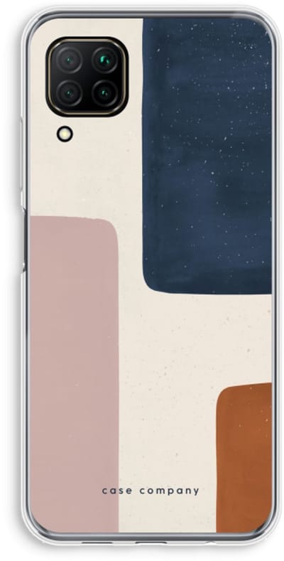 Case Company® - Hoesje geschikt voor Huawei P40 Lite hoesje - Geo #5 - Soft Cover Telefoonhoesje - Bescherming aan alle Kanten en Schermrand