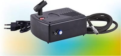Draadloze mini Airbrush compressor met accu Fengda AS-201B