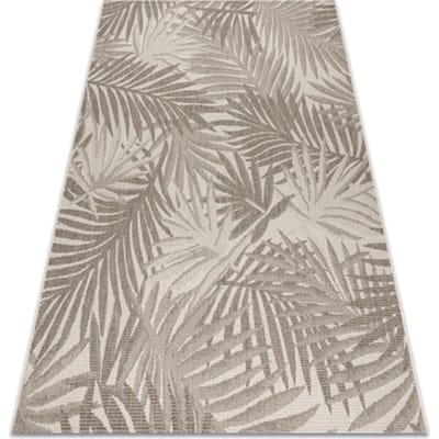 Kleden Rugsx Sisal tapijt SISAL FLOORLUX 20504 blad motief 120x170 cm