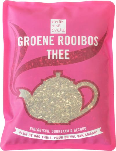 Into the Cycle Rooibos Thee Groen - Groene Rooibos Thee Biologisch - Losse Thee - 100 Gram Zak NL-BIO-01