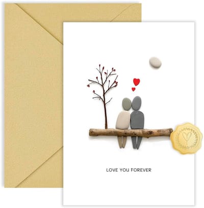 Romantische Verjaardagskaart voor Koppels - Huwelijksjubileum en Valentijnsdag Geschenken