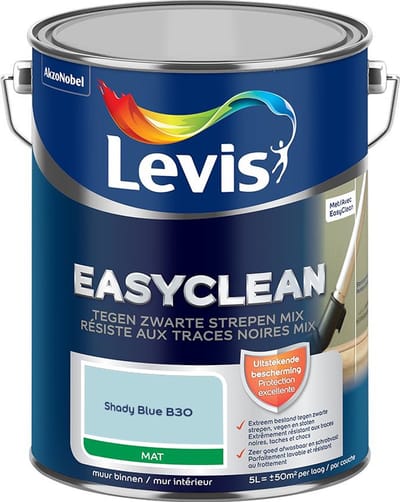 Levis - Easyclean Tegen Zwarte Strepen Mix - Shady Blue B30 - Mengverf - 5 L