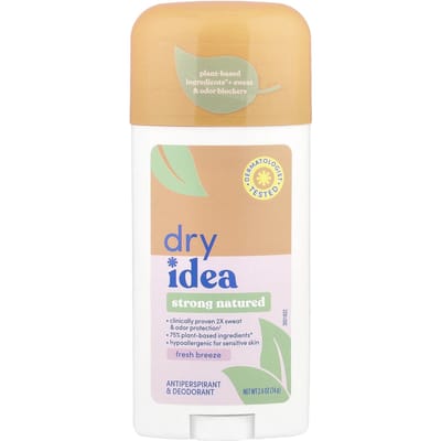Dry Idea, strong Natured, antiperspirant and deodorant, Fresh Breeze, 2.6 oz (74 g) beige