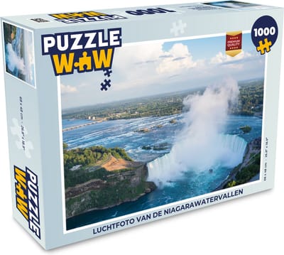 Puzzel Luchtfoto van de Niagarawatervallen - Legpuzzel - Puzzel 1000 stukjes volwassenen