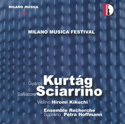 CD KURTAG, G. - Milaan Muziekfestival Live Deel. 4 STR33890 Stradivarius 2011 Italië Klassiek Gebruikt blue