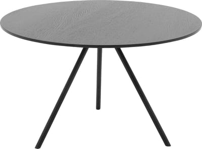 Goossens Bo Salontafel - Hout - 60 x 36 x 60 cm - Rond - zwart