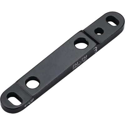 Bbb Powermount Fm-fm 160 Mm Adapter Voor Remklauw Van Schijfrem Voor Zilver