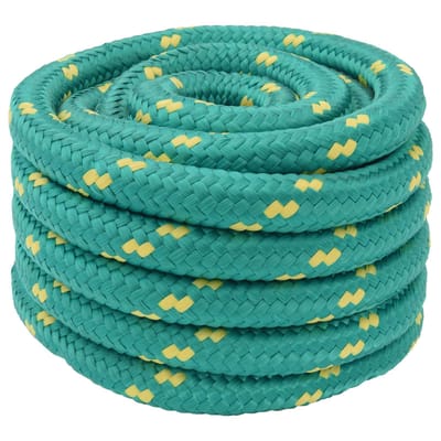 vidaXL - Boottouw - 5 - mm - 25 - m - Groen