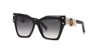 Philipp Plein SPP175S Nero lucido 57/16/140 WOMAN Zonnebrillen