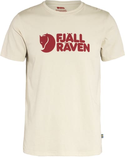Fjallraven Fjällräven Logo T-shirt Heren Outdoorshirt - Chalk White - Maat XL