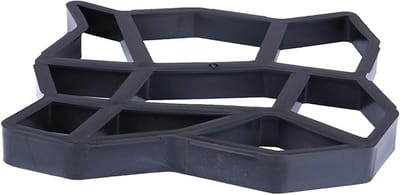 Betonmal Voor Tuinpad - Stoeptegel Mal - Tuin Decoratie - Herbruikbaar ABS Materiaal - 36x36 cm - Zwart