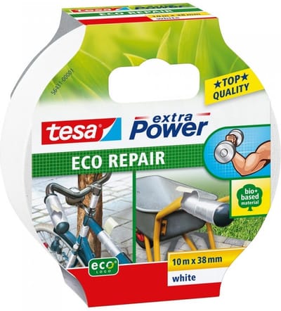tesa ECO REPAIR 56431-00001-00 Textieltape tesa extra Power Wit (l x b) 10 m x 38 mm 1 stuk(s)