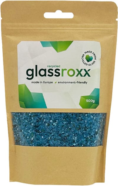 Glassroxx small hemelsblauw zakje 500gr