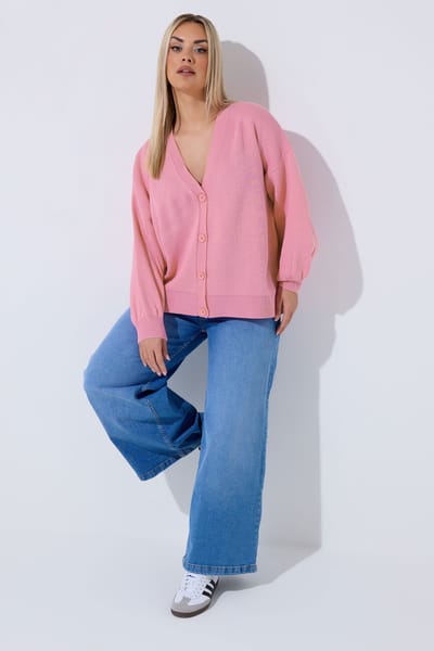 Limited Collection Roze Vest Met Ballonmouwen Size 40-42