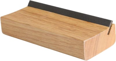 Gitaar Frets Vijl - Instrumenten Vijl - Instrument Onderhoud - Dubbele Hoek Functie - 40 cm - Houtkleur