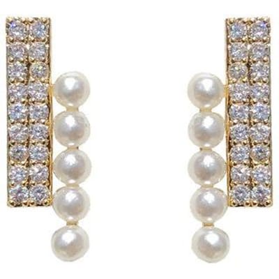 14k Gouden Sieraden Parel Stud Oorbellen Voor Vrouwen Finearos Mujer Oreja 14k Gouden Oorbellen Zilver 925 Parel Sieraden Bizuteria Oorbellen
