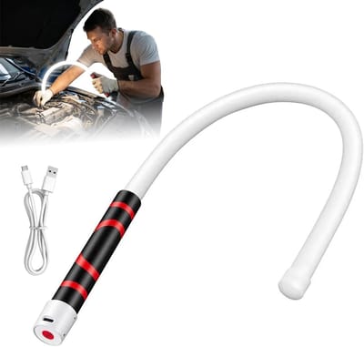 Flexibele LED Werklamp - 73 cm flexibele autolamp - zaklamp met 3 helderheidsniveaus - led-inspectielamp - Looplamp - Oplaadbaar - voor autoreparatie, huishouden, camping, outdoor, noodgevallen