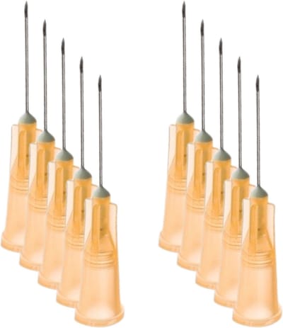 Terumo - Gelaat Steriele Naalden - 25g - 0.5 x 16 mm - Oranje - Gerstkorrel - Milia - Comedonen - Naald - 10 Stuks