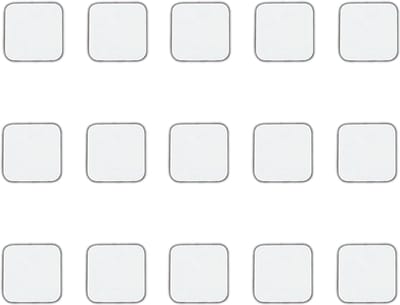GreenStory - Sticky Pictogrammen - Zelfklevend - set van 15x blanco