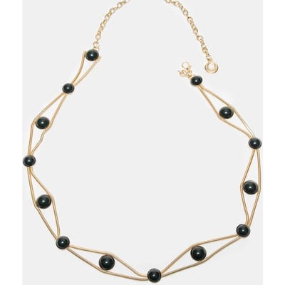 Stradivarius Riem met dubbele rij studs en steentjes  Kaki S