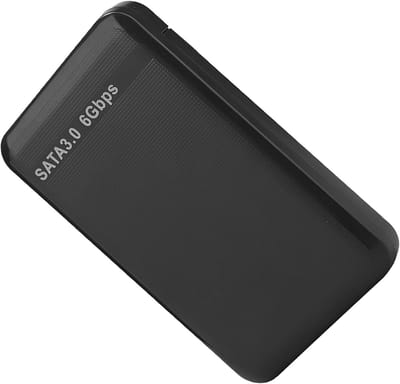 Mobiele Harde Schijfbehuizing - Externe Opslag - Data Overzetten - 6Gbps Snelheid - 2.5 Inch - Zwart