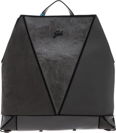 Gabs Leren Vrije tijd rugzak Naoko Momu Sendai Black Shoulder Bag Grafite Antraciet