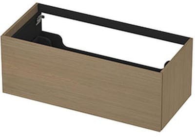 INK - Onderkast 1 Lade Push 2 Open Decor - 1000x450x376 Mm - Olijf Eiken