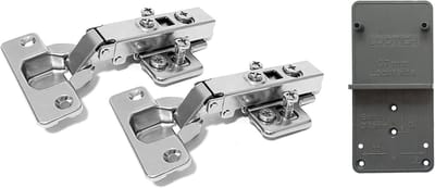 35mm Soft Close Scharnieren met Hydraulische Demper voor Keuken- en Kastdeuren - Automatische Hinge, Europese Stijl, Verpakking van 2 Stuks