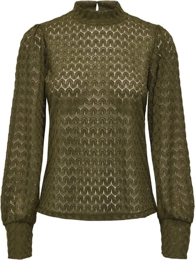 JDY - JDYAVERY L/S LACE TOP JRS NOOS - Dames - Blouses