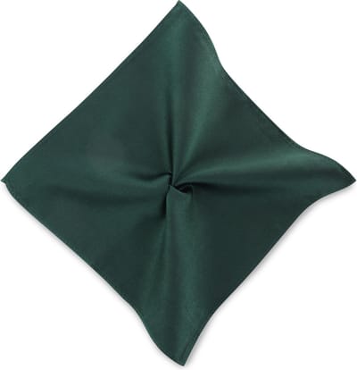 JB Collection - Pochets - pochet zijde flessengroen repp - flessengroen