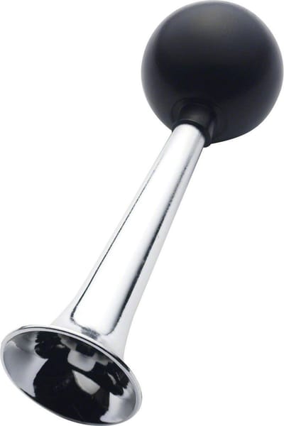 Smiffys - Honk Honk Clown Horn Kostuum Accessoire - Zilverkleurig/Zwart