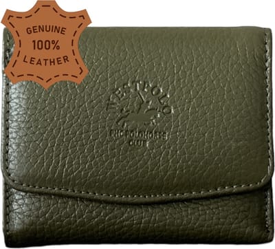 Westpolo - Stijlvolle leren portemonnee voor dames: perfect cadeau voor elke gelegenheid Verjaardagen, Moederdag en Valentijnsdag - Khaki - Met Luxe Cadeaubox - 451 van Leerella