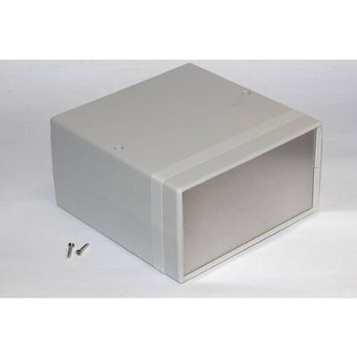 Hammond Electronics 1598ESGY Instrumentbehuizing 160 x 160 x 86 ABS Grijs 1 stuk(s)