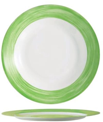 Arcoroc Brush Plat Bord Groen 25,4cm Horeca