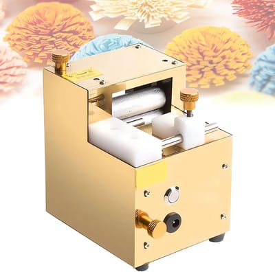 Elektrische Papier Snijder - Fronzen Machine - Handwerk Maken - 350 Sneden Per Minuut - 5-22mm - Zilver