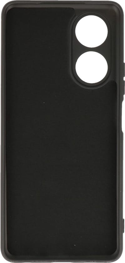 Hoesje Geschikt voor de OPPO A58 4G - Fashion Backcover Hoesje - Colorful Telefoonhoesje - Zwart