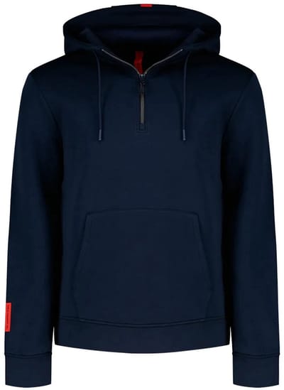 The Mountain Studio Tech Fleece Met Kap Blauw S Man